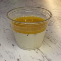 Fromage blanc coulis Passion