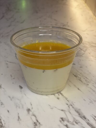 Fromage blanc coulis Passion