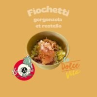 Fiocchetti au gorgonzola & rostello