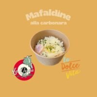 Mafaldine alla Carbonara